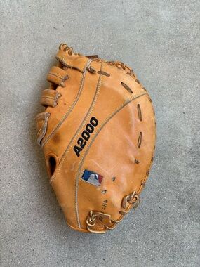VTG Wilson A2000 Lefty LHT A2802 Pro-Back First Base Baseball Glove Japan